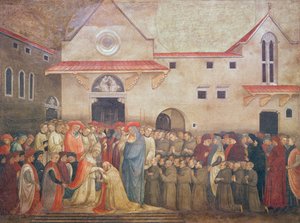 Vysvěcení Nového kostela sv. Egídia papežem Martinem V., září 1420, 30. léta 14. století